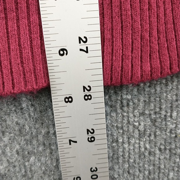 JMS Just My Size Women's Pullover Knit Sweater Beet Red Burgundy 2X Scoop Neck - Picture 11 of 12